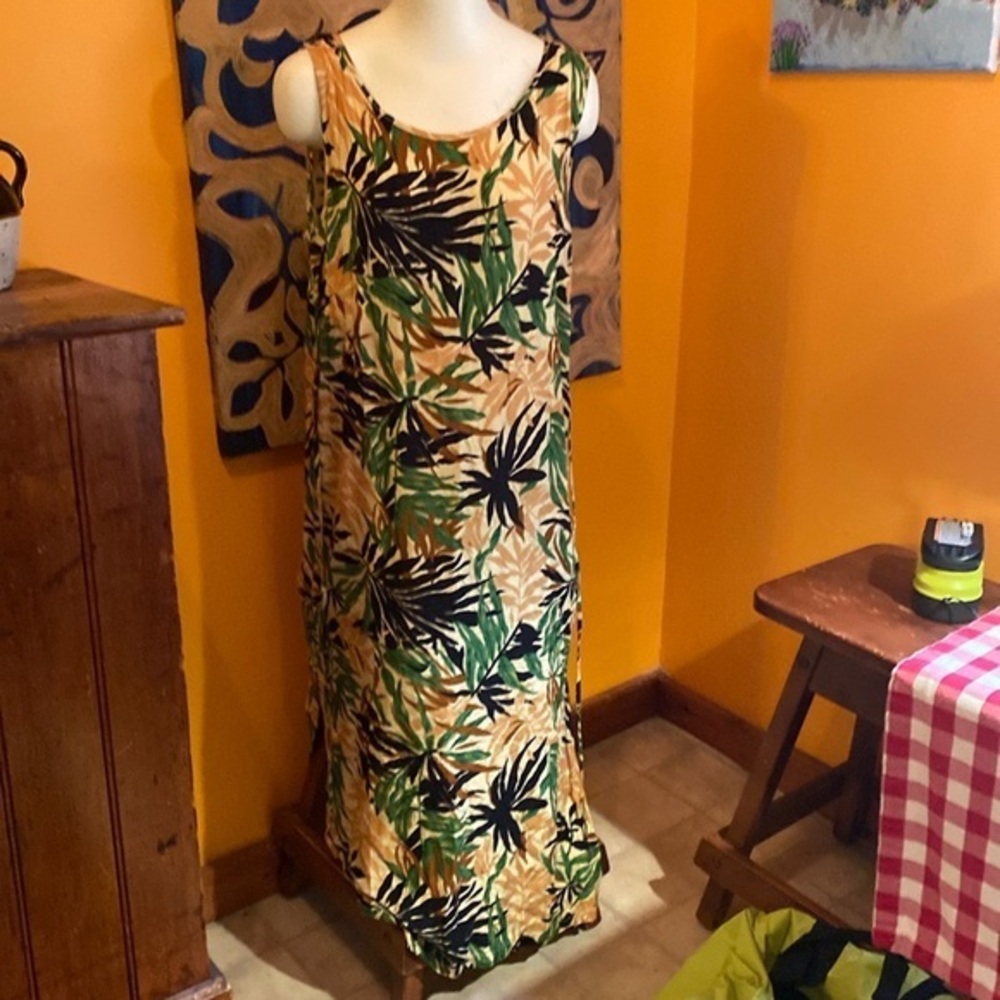 Rayon Maxi Sundress.